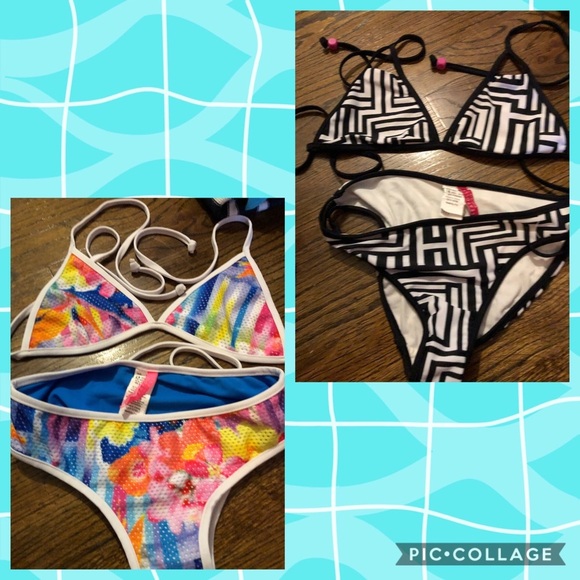 Bundle of 2 Seafolly 💦 bikinis 👙 size 12 - Picture 1 of 7